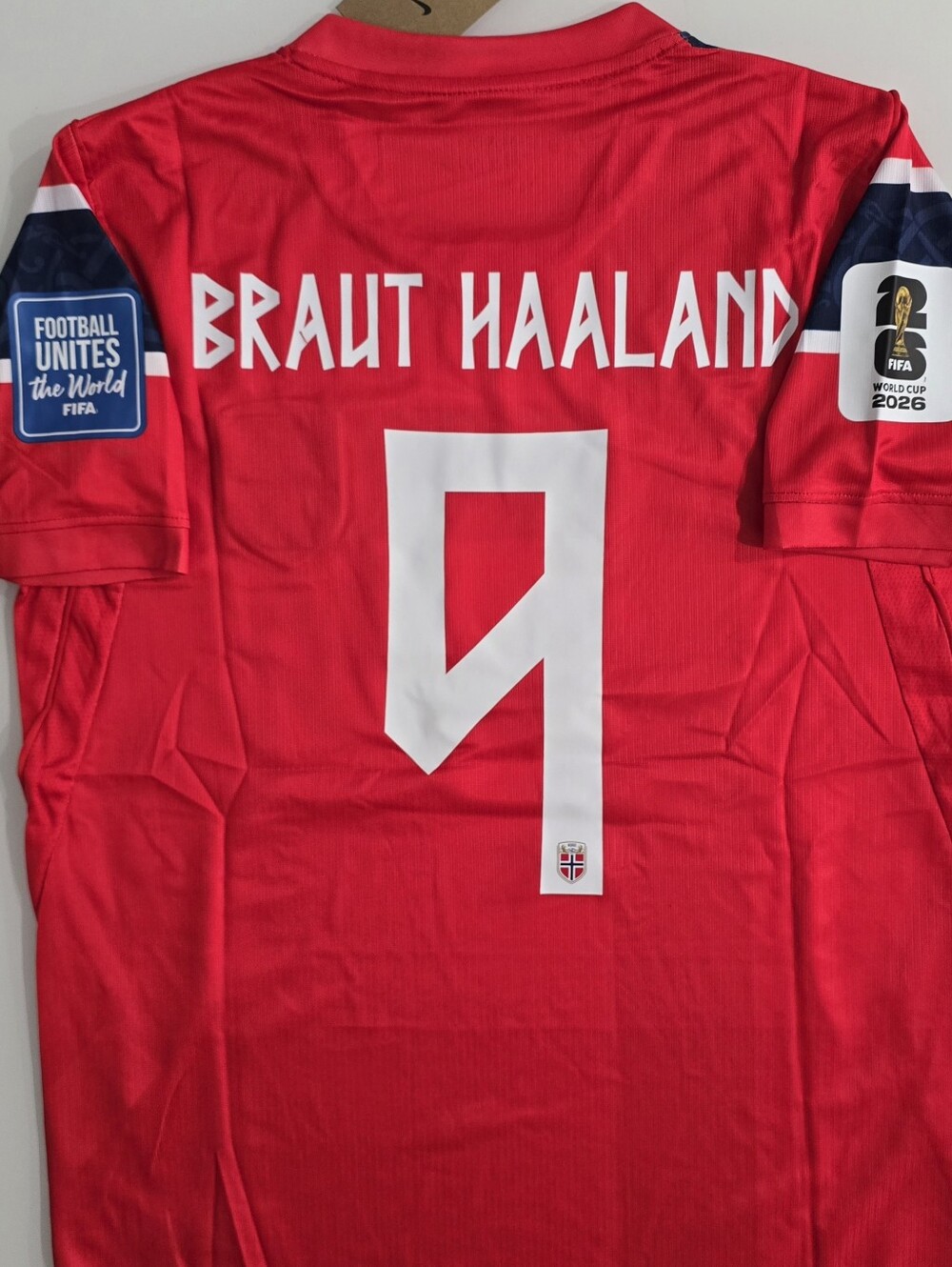Norway RBK Erling Braut Haaland #9 Red Soccer Jersey 2026